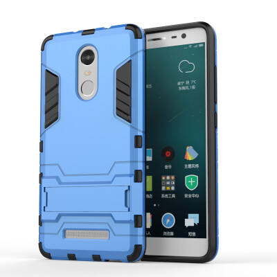 

TPU Armor Case Shockproof Rugged Protective Back Cover with Standing Frame for XIAOMI Redmi Note 3