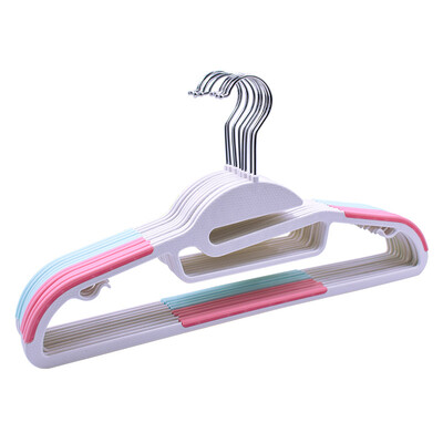 

Pinmai stainless steel windproof hanger non-slip groove drying rack 5 sticks solid fixed buckle drying rack home outdoor clothes hanging clothes support