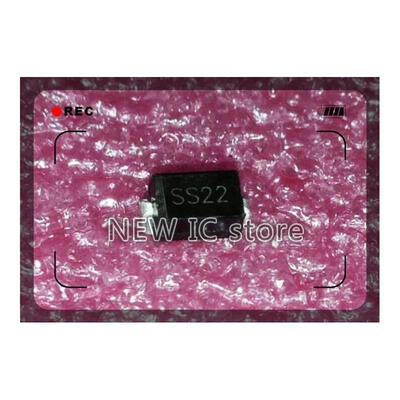 

Free shipping SS22 DO-214AC SMA DIODE SCHOTTKY 20V 2A SMD 200pcs/lot Sold by bag