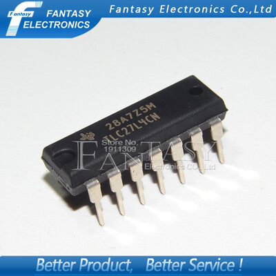

10PCS TLC27L4CN DIP14 TLC27L4 DIP new and original IC free shipping