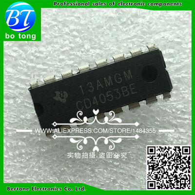 

50PCS CD4053BE DIP16 CD4053 DIP new and original IC free shipping
