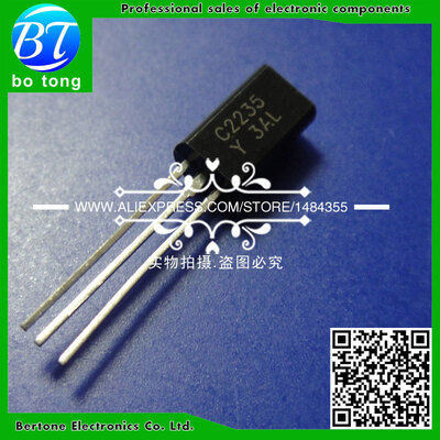 

Free shipping 2SC2235 C2235 NPN Transistor TO-92L 800mA 120V 0.8A Triode Transistor Low Power Transistor 20pcs/bag