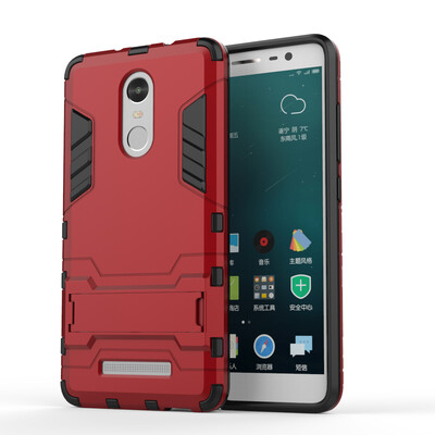 

TPU Armor Case Shockproof Rugged Protective Back Cover with Standing Frame for XIAOMI Redmi Note 3