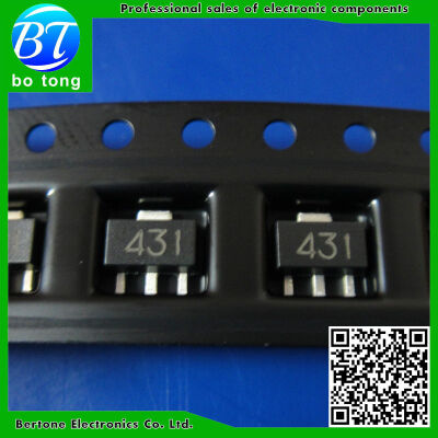 

Free Shipping 1000pcslot TL431IPK TL431I TL431 TI SOT-89 IC