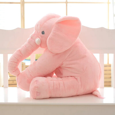 

60cm Plush Elephant Toy Baby Sleeping Back Cushion Soft Stuffed Pillow Elephant Doll Newborn Playmate Doll Kids Birthday Gift