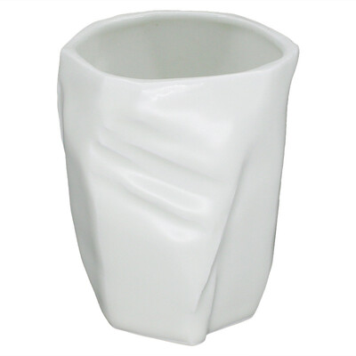 

A pot of ceramic cups (200ml) rock shadow green shaped design