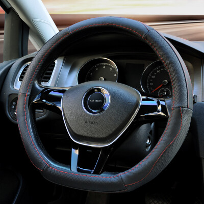

Carlisle steering wheel cover leather special car handle Sagitar Changan cs75 explorers Mazda cx-5 Audi q5 Harvard h6 Tiida Dorsett gs medium black 078