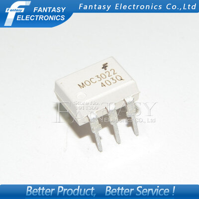 

10PCS MOC3022 DIP6 DIP new and original IC free shipping
