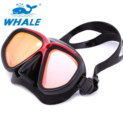 

Whale Professional Adult Anti-Fog Оборудование для дайвинга Регулируемое плавание Защитные очки Маска для подводного плавания