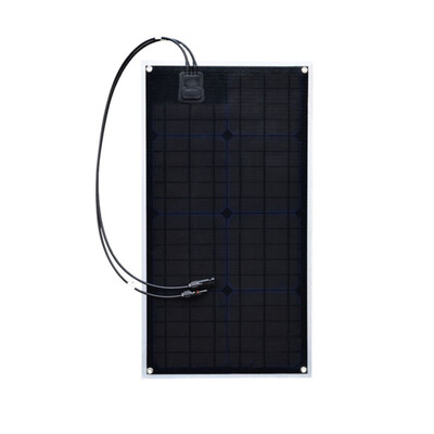 

Waterproof Soalr panel12v battery Outdoor LED light car RV yacht power charge ETFE 30W high efficiency Mono Silicon MC4 Connector