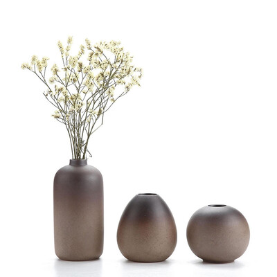 

Hot Sale Euro Flower Vase Vintage Ceramic Vase For Home Decoration Set Of 3