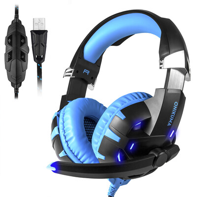 

Fighting wing K2 headphone game headphone headset headset headphone 7.1 channel headphone blue desktop computer headset professional FPS eating chicken weapon cf