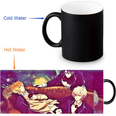 

DIABOLIK LOVERS 350ml/12oz Heat Reveal Mug Color Change Coffee Cup Sensitive Morphing Mugs Magic Mug Milk Tea Cups