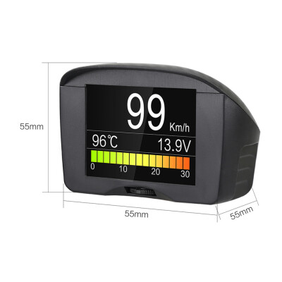 

AUTOOL 24 Multi-Function Car OBD Smart Digital Meter & Alarm Fault Code Water temperature gauge voltage speed meter display