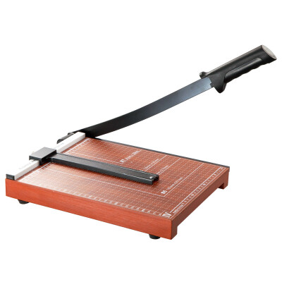 

Coix A4 wooden paper cutter paper cutter paper cutter paper cutter 305 250mm red B2786