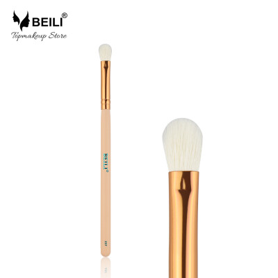 

BEILI 227 # Rose Golden Ferrule Природная щетина Козьи волосы Тени для глаз Укротитель Кисти для макияжа