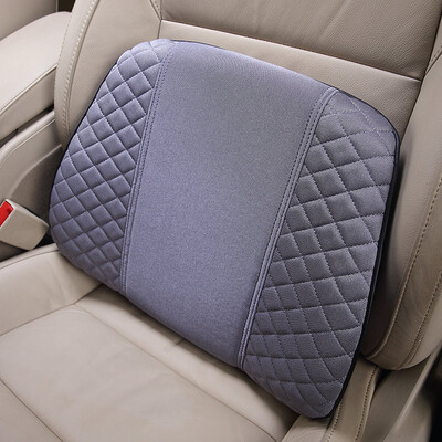 

Wufu Jinniu Office lumbar car cushion breathable slow rebound pillow red