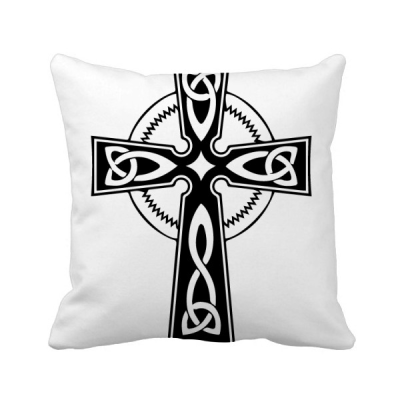 

Religion Christianity Cross Circle Design Square Throw Pillow Insert Cushion Cover Home Sofa Decor Gift