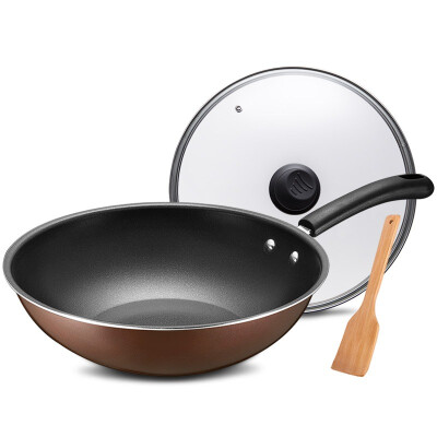 

Jingdong supermarket] Ai Shida 32CM wok non-stick pot EC8332E Induction Cooker wok stir-fry pan does not stick pot less oil to send shovel