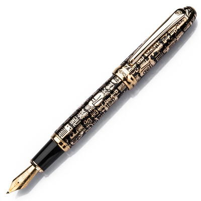 

Hero (HERO) 8001 Renyi Li Zhi letter boutique boxed art pen / pen / ink pen black