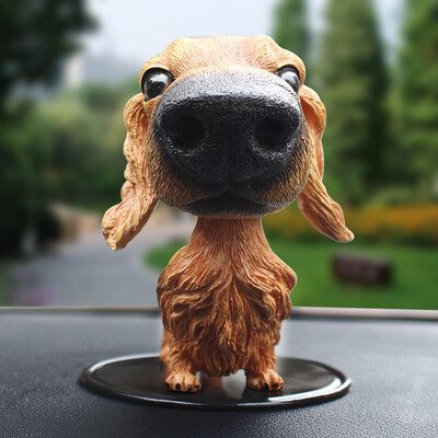 

Jun Hao car ornaments shaking head doll car interior simulation dog car creative jewelry cartoon doll car supplies pug