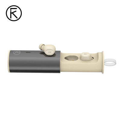 

iKF X Air Wireless Bluetooth In-Ear Headset Sports Mini Earbuds with Charging Case for iPhoneAndriod Light Yellow