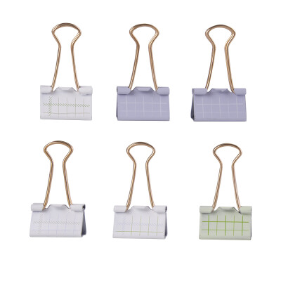 

Deli deli square inch series 6 25mm printed long tail clip clip art clip dovetail clip 9411