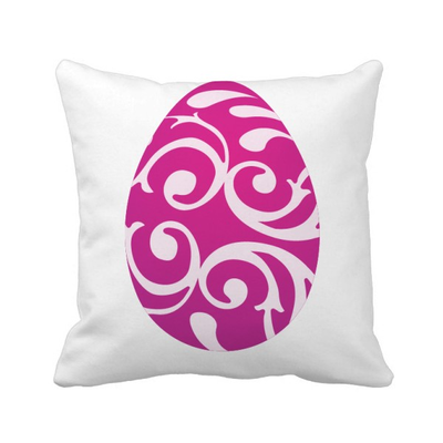 

Easter Religion Festival Purple Egg Design Square Throw Pillow Insert Cushion Cover Home Sofa Decor Gift