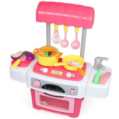 

Oba (AUBY) children and girls puzzle family toys simulation sound and sound over the family more than happy kitchen 464201