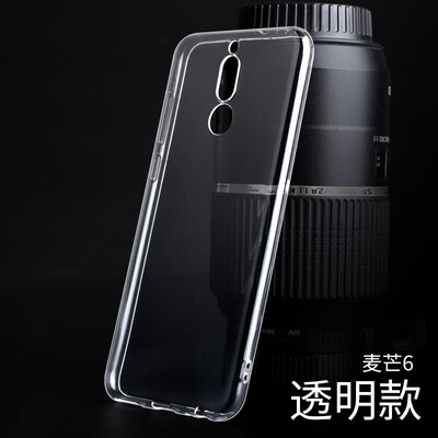 

Yueke (yueke) Huawei maimang6 Обложка для мобильного телефона Тонкая прозрачная TPU Мягкая оболочка для мобильных телефонов Мужчины и женщины 5.9 Дюймы Huawei