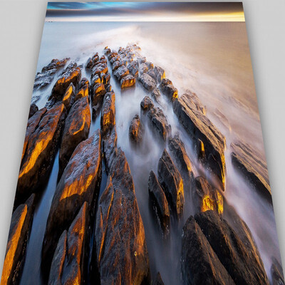 

Бесплатная доставка пользовательские напольные росписи Волна Rock Scenery вставить конференц-зал self-adheisve носить пол обои 250cmx200cm