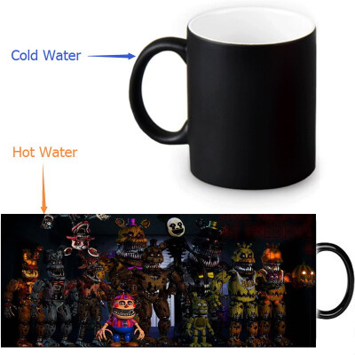 

Five Nights at Freddys Morphing Mug Color Change Tea Cup Magic Milk Coffee Mug