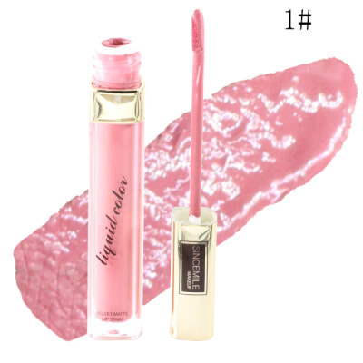 

SINCEMILE Imagic Lip Gloss Lip Stain Матовая жидкая губная помада с водостойкой устойчивой увлажняющей косметикой PK Корейский мак