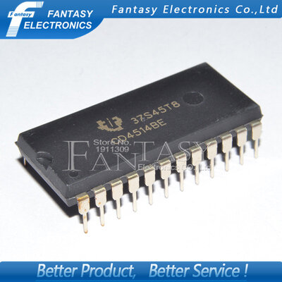 

5PCS CD4514BE DIP14 CD4514 DIP new&original IC free shipping