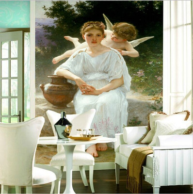 

Custom 3d mural wallpaper European background wall painting corridor aisle wallpaper mural