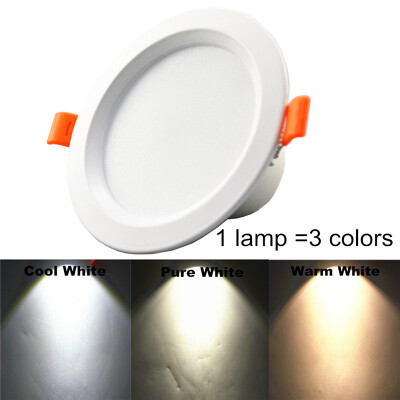 

LED Downlight 7W Warm / Cool White / дневное затемнение 3colors Секционное затемнение Светодиодный потолок