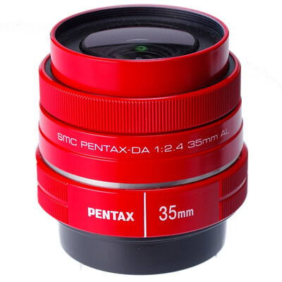 

PENTAX PENTAX DA 35mm F24 fixed focus lens SP coating natural viewing angle red