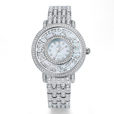

Womens Watch Glaring Quartz Watch With A Steel Watchband