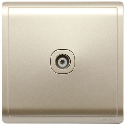 

Schneider Schneider switch socket phone computer socket panel Feng Shang series indulge in gold