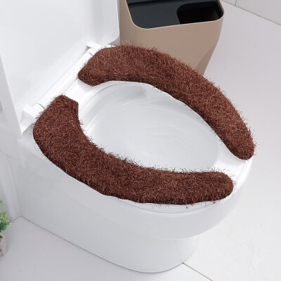 

Bao Youni toilet seat electrostatic adsorption washable toilet seat set two pairs of brown DQ9119-52