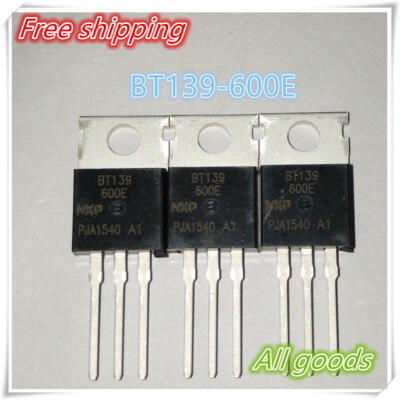 

10 PCS BT139-600E TO-220 BT139-600 BT139 Triacs logic level 600v 18A