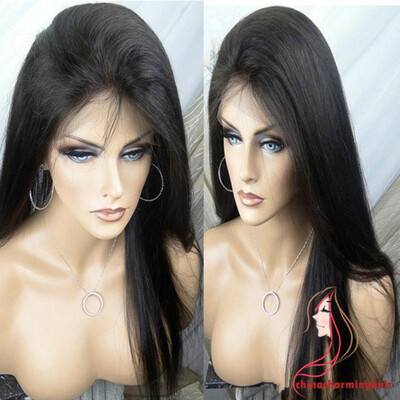 

8A Straight Glueless Brazilian Lace Front Human Hair Wigs with Baby Hair 130 Density for Black Women Natural Lace Front Wigs