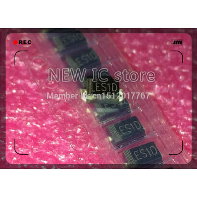

1000pcs/lot 1A 200V Fast Recovery Diode Rectifier SF14 ES1D DO-214AC SMD diode Main IC two transistor integrated circuits