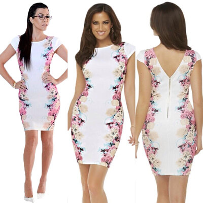 

Lovaru ™summer style 2015 new women dress Women's casual Bodycon Mini Dress printing dress