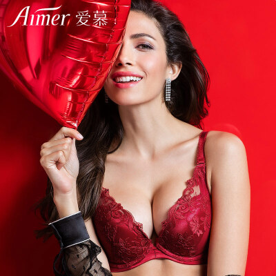 

Aiming Aimer Bra Mood for Love 34 Cup in Mold Cup Adjusting Gathering Ms AM11HC1 Peach Pink B80