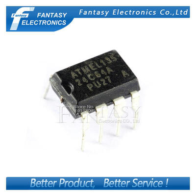 

10PCS AT24C64 DIP8 AT24C64A DIP 24C64 DIP new and original IC free shipping
