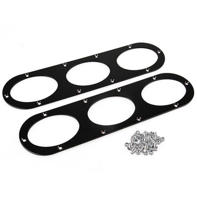 

racing 2pcs Rear Bumper Air Diversion Diffuser Panel For Universal Car