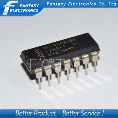 

10PCS HEF4069UBP DIP HEF4069 DIP14 new&original IC free shipping