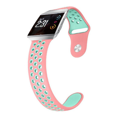 

Soft Silicone Sport Band Replacement Accessories with Ventilation Holes for Fitbit Ionic Smartwatch