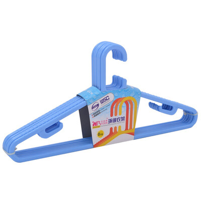 

[Jingdong supermarket] increasingly new clothes rack solid multi-functional plastic anti-skid clothes rack 6 only (shoulder 45CM) large RYX-01001 color random